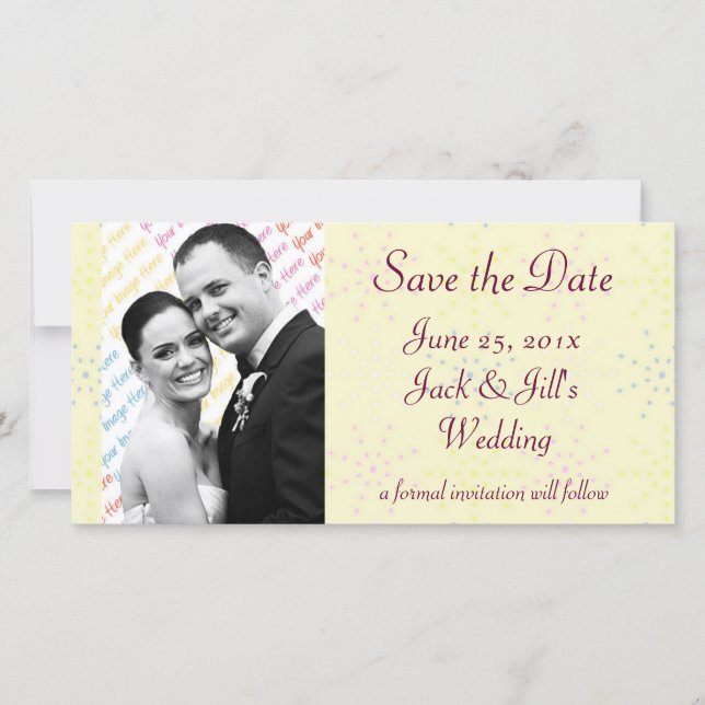 Silktones Cream Save the Date (Front)