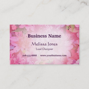 Silky Azaleas Business Card