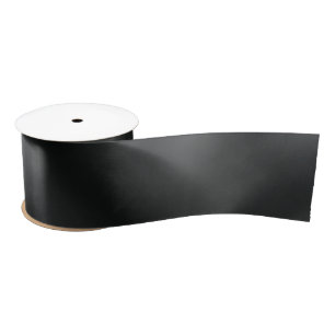 Silky Black Satin Ribbon