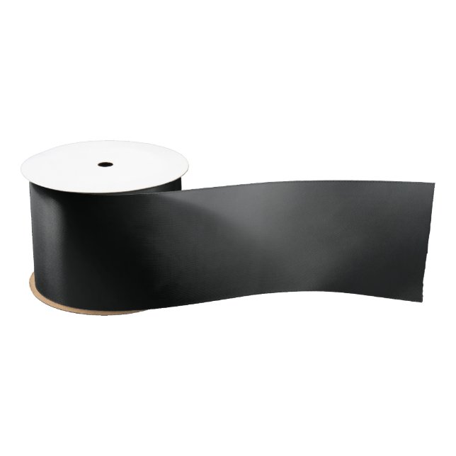 Silky Black Satin Ribbon (Spool)