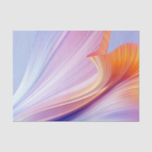 Silky Furl of Floral Bliss Lavender Tissue Paper