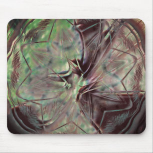 Silky mix with aged and scratched digital stains   mouse pad