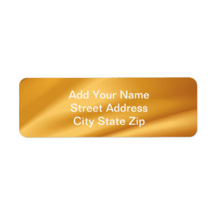 Silky Return Address Label