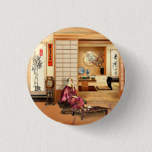 Silky Rice Powder 3 Cm Round Badge