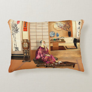 Silky Rice Powder Decorative Cushion