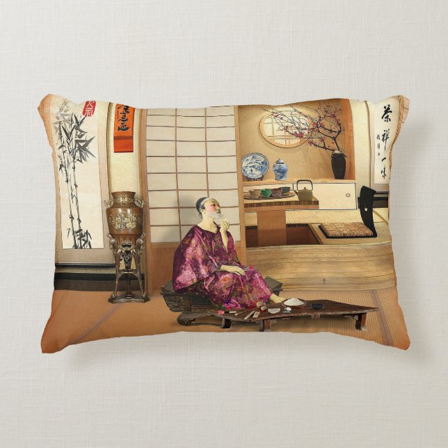 Silky Rice Powder Decorative Cushion (Front)