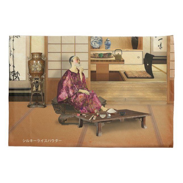 Silky Rice Powder Pillowcase (Back)