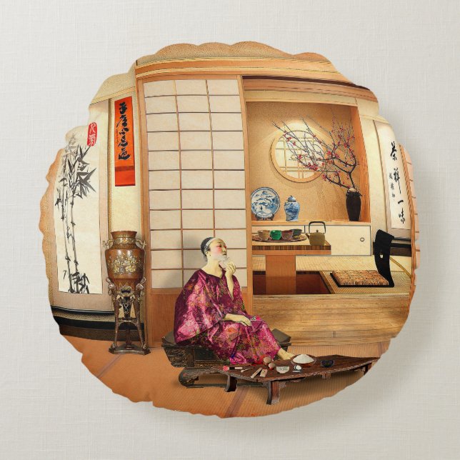Silky Rice Powder Round Cushion (Front)