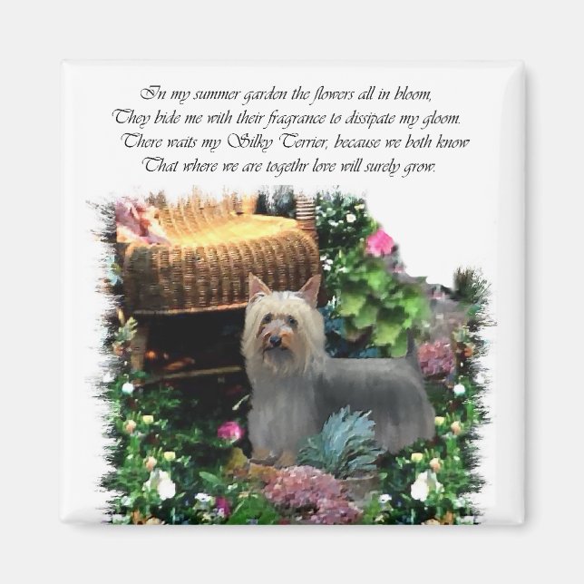 Silky Terrier Art Gifts Magnet (Front)