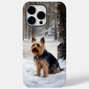Silky Terrier Let It Snow Christmas  Case-Mate iPhone 14 Pro Max Case