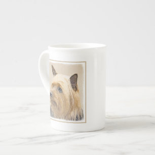 Silky Terrier Painting - Cute Original Dog Art Bone China Mug
