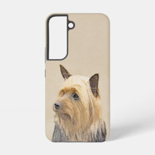Silky Terrier Painting - Cute Original Dog Art Samsung Galaxy Case