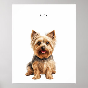 Silky Terrier Personalised Print
