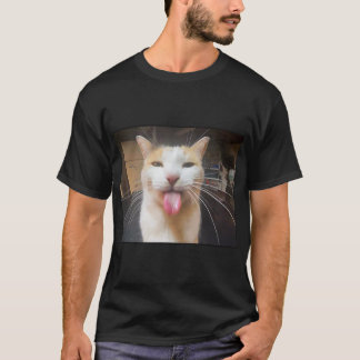 Silly Bleh Cat Meme T-Shirt