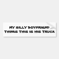 Silly Boyfriend Thinks This Is His Truck