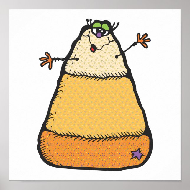 silly candy corn poster (Front)