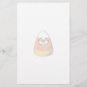 Silly Candy Corn Stationery