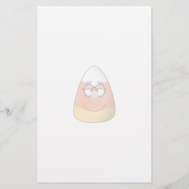 Silly Candy Corn Stationery (Front)
