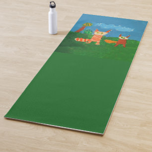 Silly Cats Art By Kids Yoga Mat
