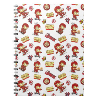 Silly Chibi Superhero Spiral Notebook