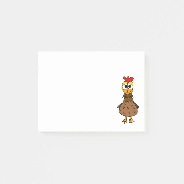 Silly Chicken Post-it Notes (Front)