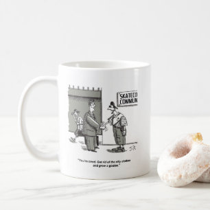 Silly Clothes right hand cartoon mug