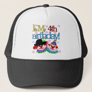 Silly Clowns 4th Birthday Tshirts and Gifts Trucker Hat