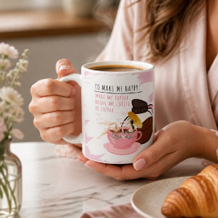 Silly Coffee Mug Girl in a Mug Coffee Mug