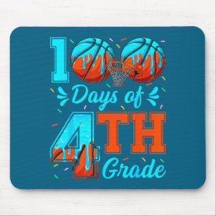 Silly Days 100 4th Grade Basketball Day 100th Scho Mouse Pad