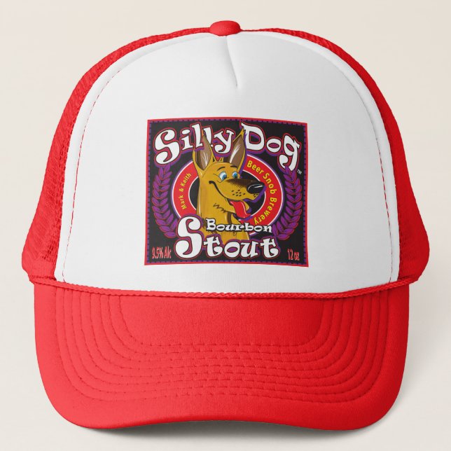 Silly Dog Bourbon Stout Trucker Hat (Front)