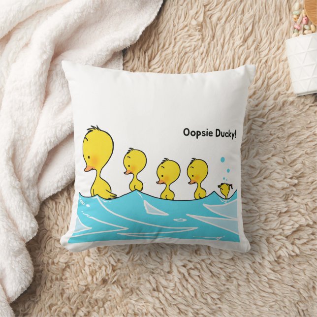 Silly Duckling Makes a Splash Cushion (Blanket)