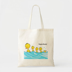 Silly Duckling Makes a Splash Tote Bag