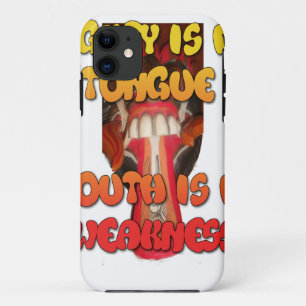 Silly Face: Tongue-Out Expression Humour iPhone 11 Case