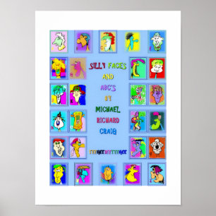 Silly Faces and ABC's Book: Poster
