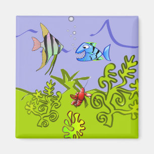 Silly Fish Stateroom Door Marker Magnet