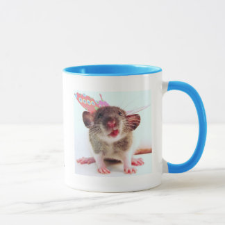 Silly Flutterby Rat Mug