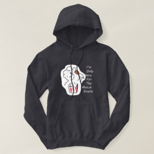 Silly Football Fan Hoodie - I'm Only Here For ...