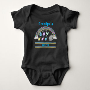 Silly Fun Elephants for a Baby Boy Baby Bodysuit