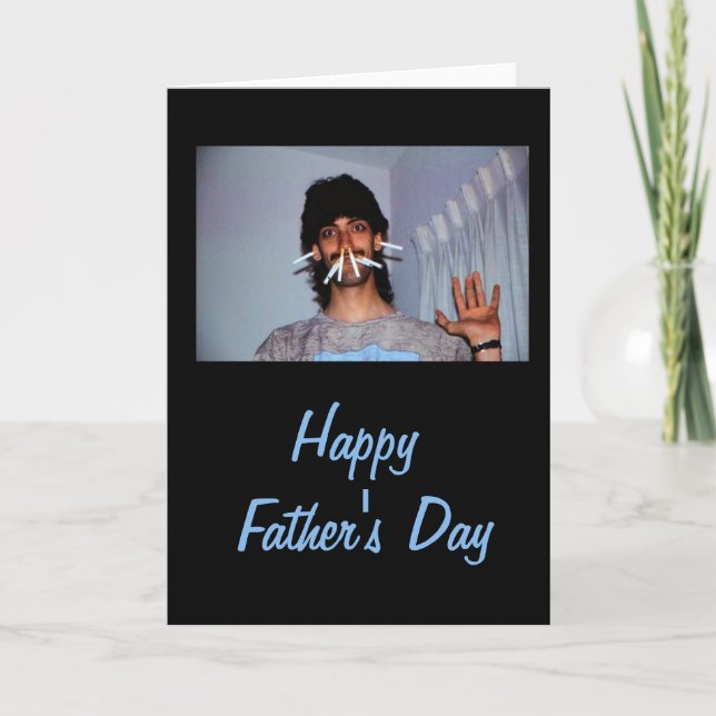 Silly Funny Dad Father's Day Greeting Card (Front)