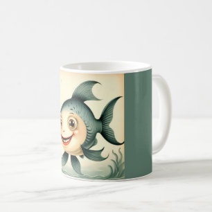 Silly Funny Fish Coffee Mug