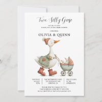 Silly Geese Twins On The Way Baby Shower