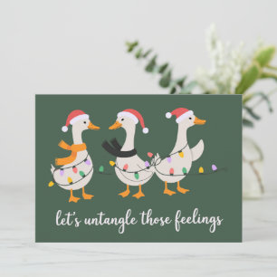 Silly Goose ABA Xmas RBT BCBA Behaviour Therapist Holiday Card
