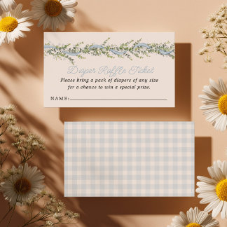 Silly Goose Baby Shower Diaper Raffle Enclosure Card
