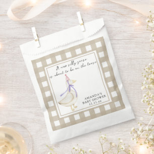 Silly Goose Baby Shower Favour Bag