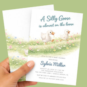 Silly Goose Baby Shower Invitation