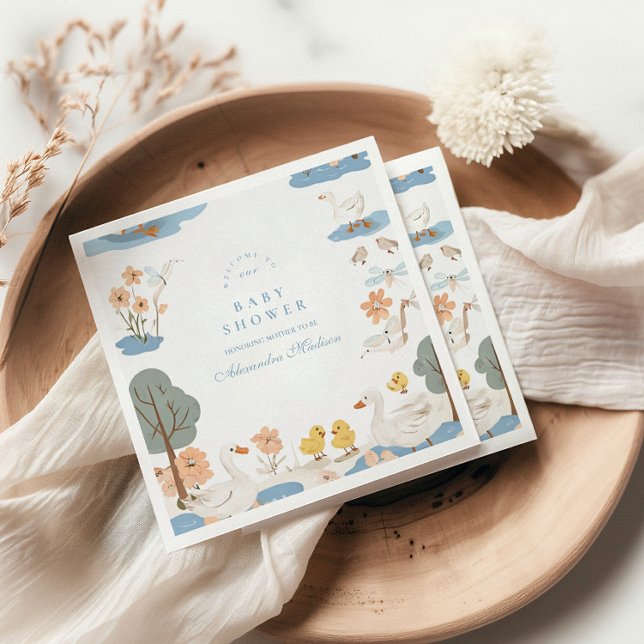 Silly Goose Baby Shower  Napkin (Creator Uploaded)