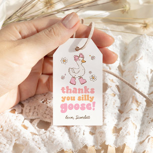 Silly Goose Birthday Favour Tags