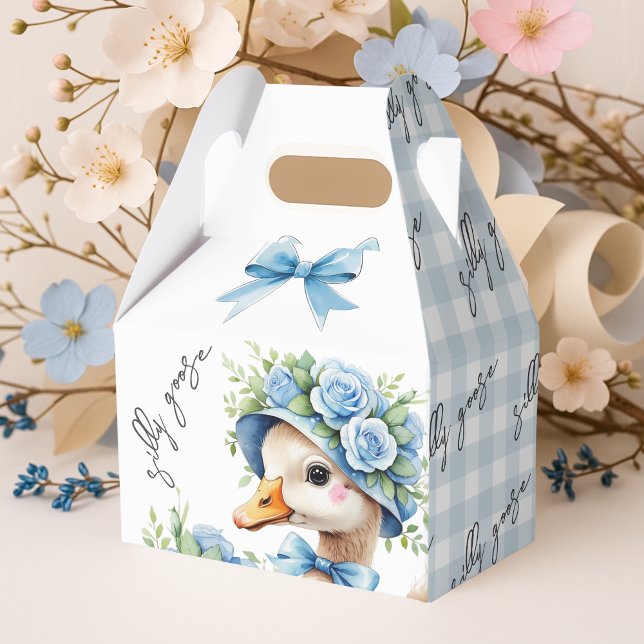  Silly Goose Boy Birthday baby shower Favour Box (Creator Uploaded)