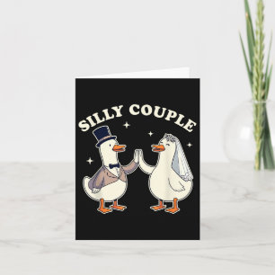 Silly Goose Bride &amp; Groom Wedding Bachelorette Card