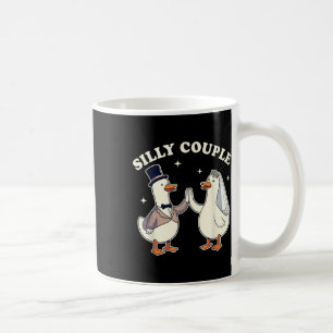 Silly Goose Bride &amp; Groom Wedding Bachelorette Coffee Mug